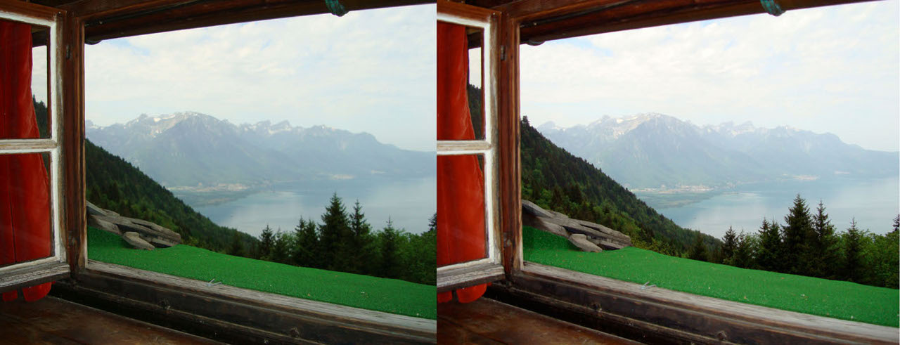 Window on Lake Geneva
